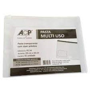 PASTA MULTIUSO COM ZIPER 18X24 PZ34 ACP