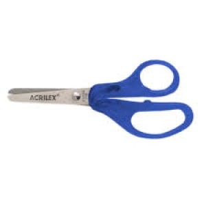 TESOURA ESCOLAR ACRILEX 22525 AZUL-UN